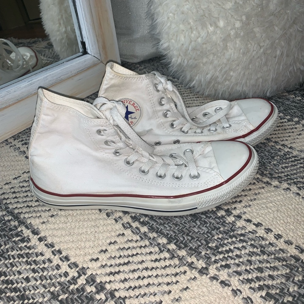 White high top converse